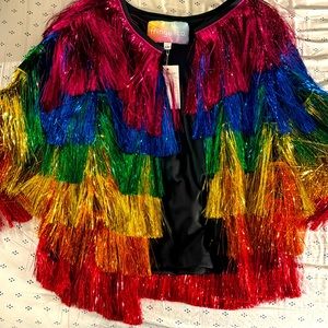 Fringe RAINBOW Jacket 2XL